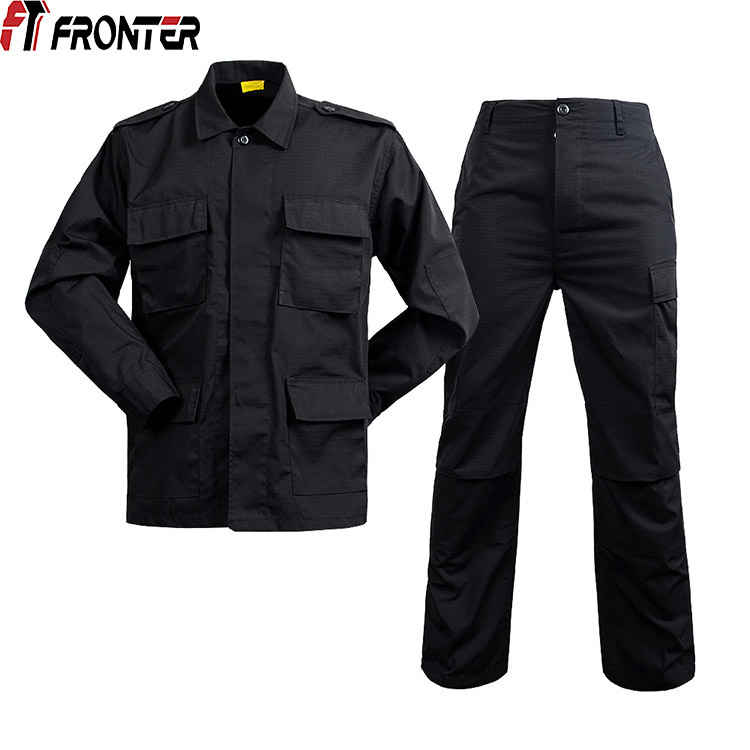 Black Tactical BDU Uniform