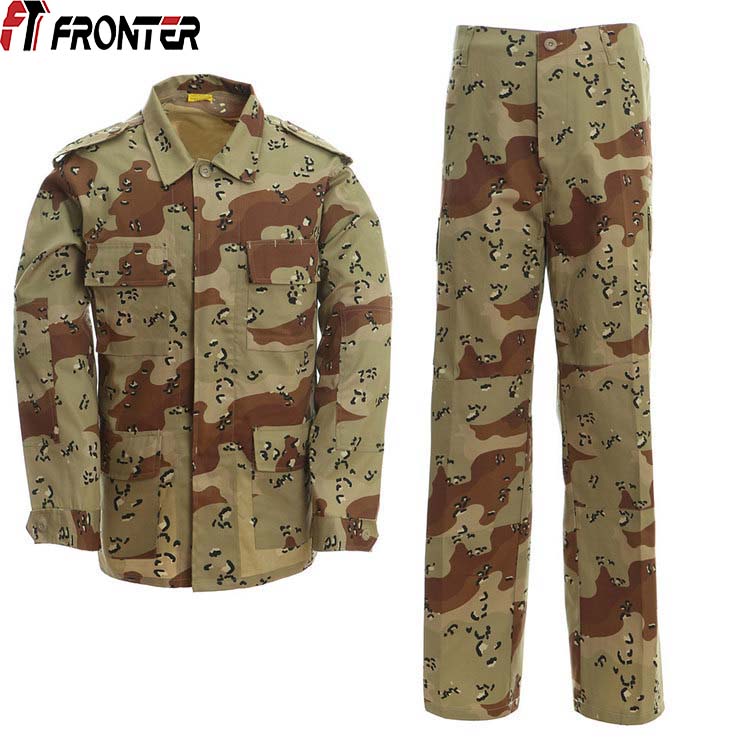 6 Color Desert Camouflage BDU Uniform(Customized)